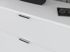 Inn.Furn Garderoben-Set 4-teilig in Weiß Hochglanz 128 cm SystemX* Möbelserien