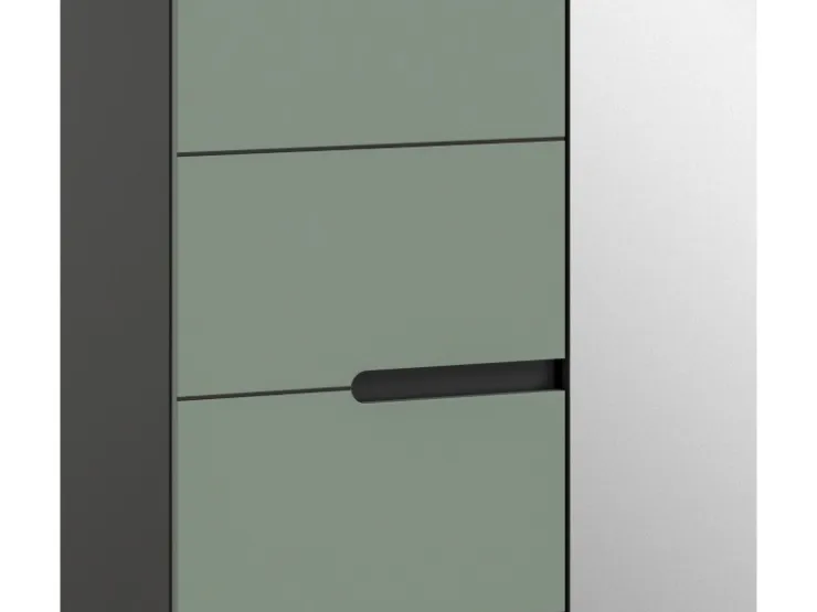 Inn.Furn Garderoben-Set 5-teilig in Salbei und Grau 255 cm Cooper* Möbelserien
