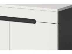 Inn.Furn Garderoben-Set 5-teilig in Weiß und Grau 175 cm Cooper