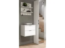 Inn.Furn Garderoben-Set 3-teilig in Weiß Hochglanz 97 cm SystemX* Möbelserien