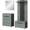 Inn.Furn Garderoben-Set 4-teilig in Salbei und Grau 175 cm Cooper