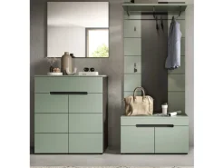 Inn.Furn Garderoben-Set 4-teilig in Salbei und Grau 175 cm Cooper