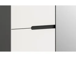 Inn.Furn Garderoben-Set 6-teilig in Weiß und Grau 255 cm Cooper* Möbelserien