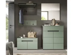 Inn.Furn Garderoben-Set 5-teilig in Salbei und Grau 175 cm Cooper