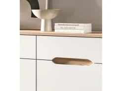 Inn.Furn Sideboard Weiß Eiche 185 cm mit Soft-Close-Funktion Hygge* Sideboards