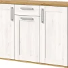 Inn.Furn Sideboard Weiß Lärche Eiche Artisan 137 cm Landhaus-Stil Mirano* Sideboards