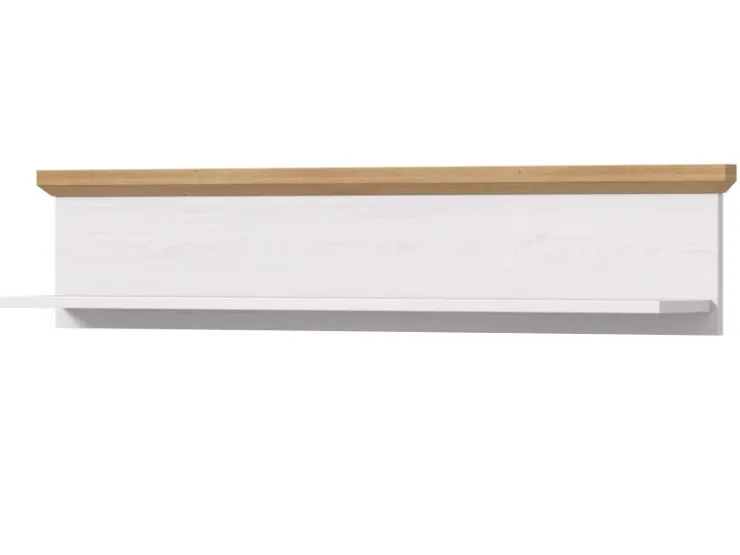 Inn.Furn Wandboard in Weiß Lärche Landhaus 110 cm Mirano* Weitere Regale|Schweberegale