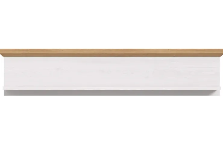 Inn.Furn Wandboard in Weiß Lärche Landhaus 110 cm Mirano* Weitere Regale|Schweberegale