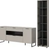 Inn.Furn Wohnwand in Kaschmir und Schwarz 245 cm Morena