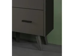 Inn.Furn Wohnwand in Grau Matt 258 cm Madea* Schweberegale|Wohnwände