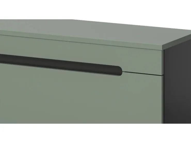 Inn.Furn Wohnwand in Salbei und Grau 221 cm Cooper* Schweberegale
