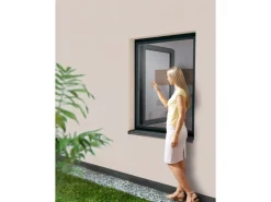 Insektenschutzrahmen für Fenster Aluminium 80 cm x 100 cm