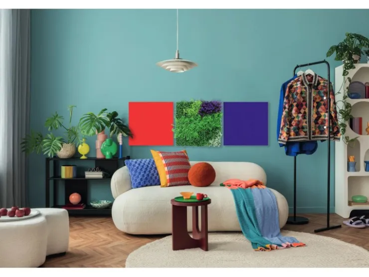 Jangal Wandpaneel Modular Wall Pet Violet 52 x 104 cm* Bastelzubehör|Wanddekoration