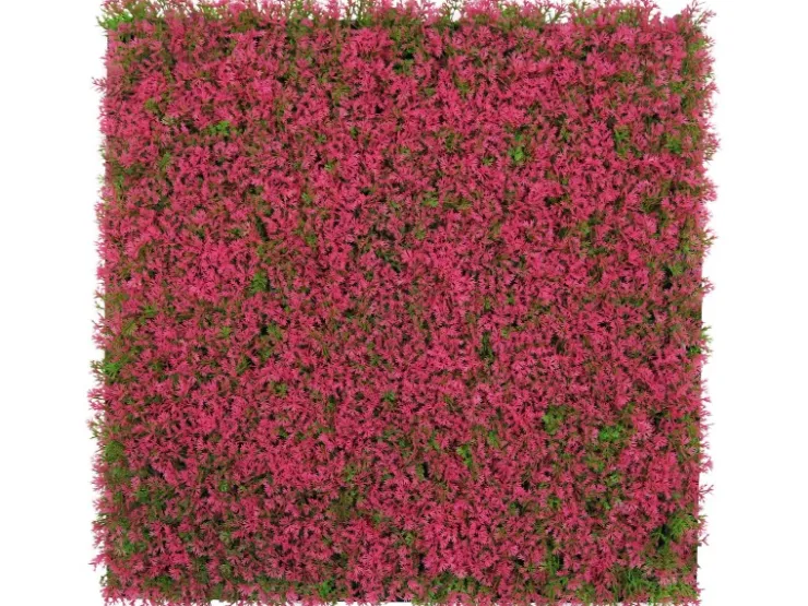 Jangal Wandpaneel Modular Wall Pink Design Grass 52 x 52 cm