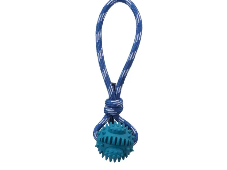 Jollypaw Ball am Seil Naturgummi ø 7 cm x 30 cm* Hundebedarf