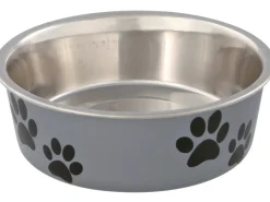 Jollypaw Edelstahlnapf mit Kunststoffmantel 0,3 l/ ø 12 cm