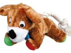 Jollypaw Hund mit Tau Plüsch 17 cm* Hundebedarf