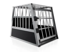 Juskys Alu Hundetransportbox L* Hundebedarf