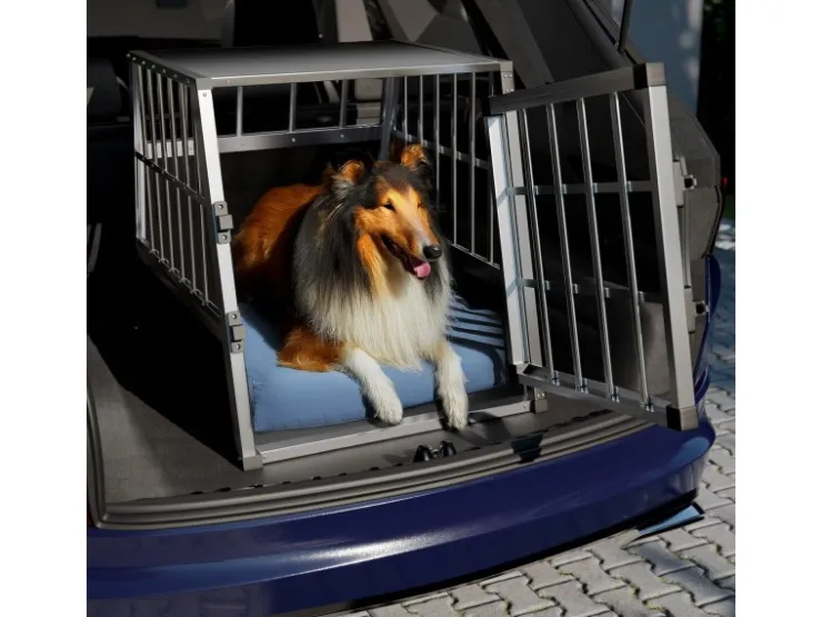 Juskys Alu Hundetransportbox L* Hundebedarf
