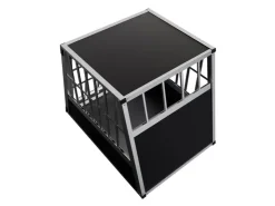 Juskys Alu Hundetransportbox L* Hundebedarf