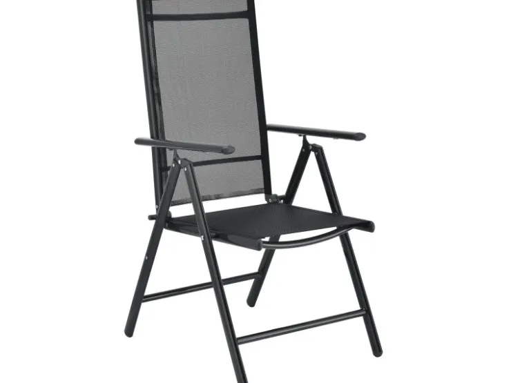 Juskys Aluminium Gartengarnitur Milano 5 Teilig mit Tisch und 4 Stühlen