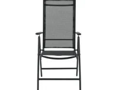 Juskys Aluminium Gartengarnitur Milano 5 Teilig mit Tisch und 4 Stühlen