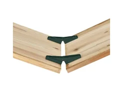 Juskys Bierzeltgarnitur Passau 3 teilig klappbar mit lackiertem Tannenholz 220 cm* Klarlacke