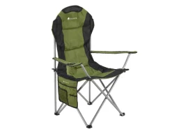 Juskys Campingstuhl Lido mit Flaschenhalterung und Tragetasche