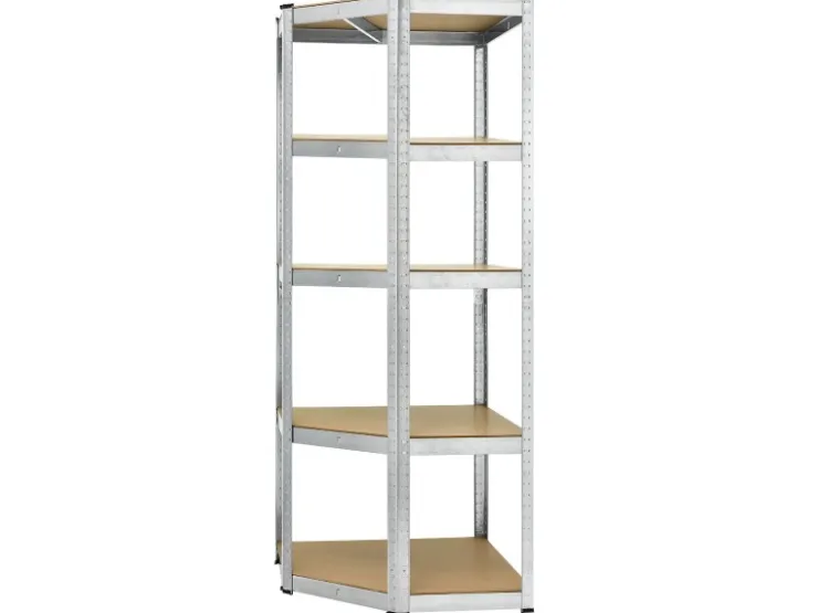 Juskys Eckregal Lagerregal Corner Basic 180 x 70 x 40 bis 70 cm* Eckregale|Kellerregale