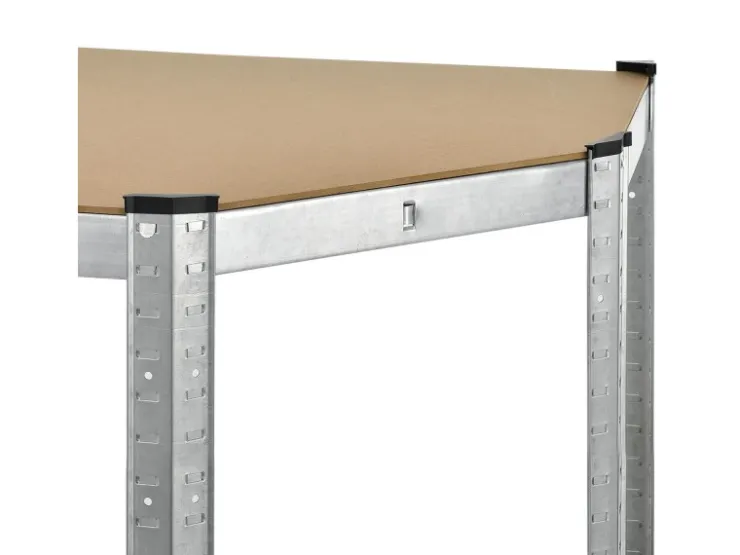 Juskys Eckregal Lagerregal Corner Basic 180 x 70 x 40 bis 70 cm* Eckregale|Kellerregale
