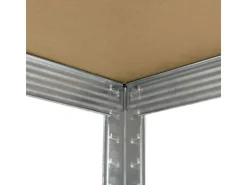Juskys Eckregal Lagerregal Corner Easy 160 x 75 x 40 bis 75 cm