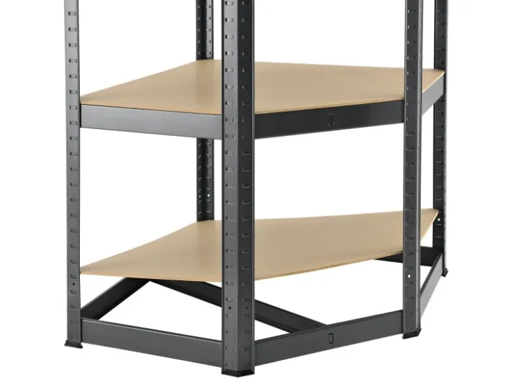 Juskys Eckregal Lagerregal Corner Basic 180 x 70 x 40 cm in