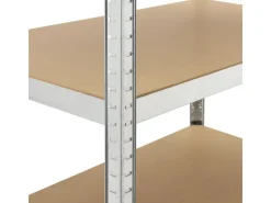 Juskys 3er Regalsystem 1 Corner und 2 Basic Insgesamt 15 Böden mit 2625 kg Tragkraft* Kellerregale|Regalsysteme