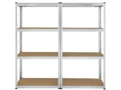 Juskys 2er Set Lagerregal Easy 160 x 80 x 40 cm