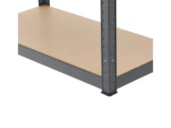 Juskys 2er Set Lagerregal Easy 160 x 80 x 40 cm* Metallregale|Kellerregale