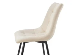 Juskys Esszimmerstuhl Blanca 6er Set mit Samt