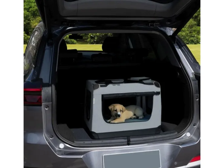 Juskys Faltbare Hundetransportbox Lassie L* Hundebedarf