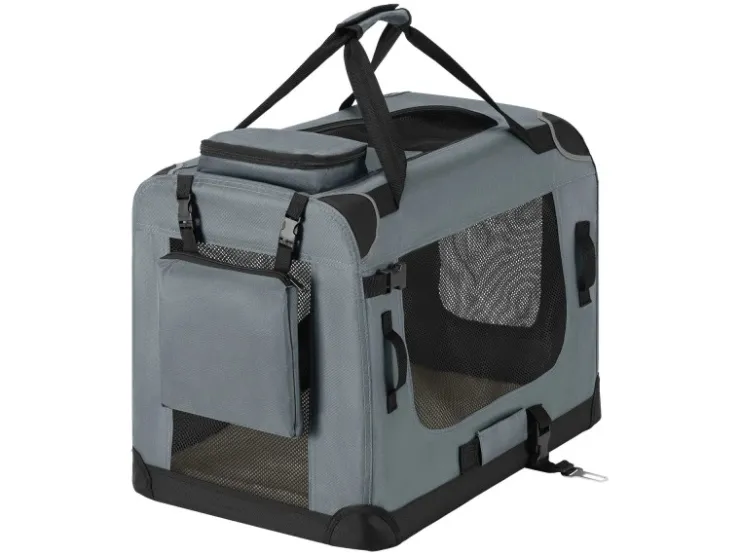 Juskys Faltbare Hundetransportbox Lassie L* Hundebedarf