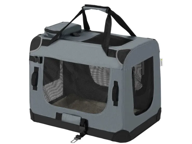 Juskys Faltbare Hundetransportbox Lassie L* Hundebedarf