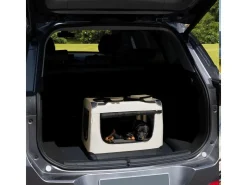 Juskys Faltbare Hundetransportbox Lassie M* Hundebedarf