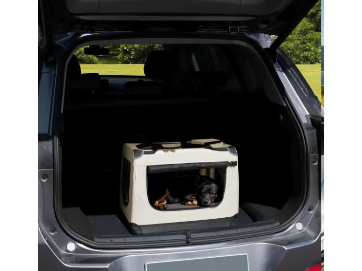 Juskys Faltbare Hundetransportbox Lassie M* Hundebedarf