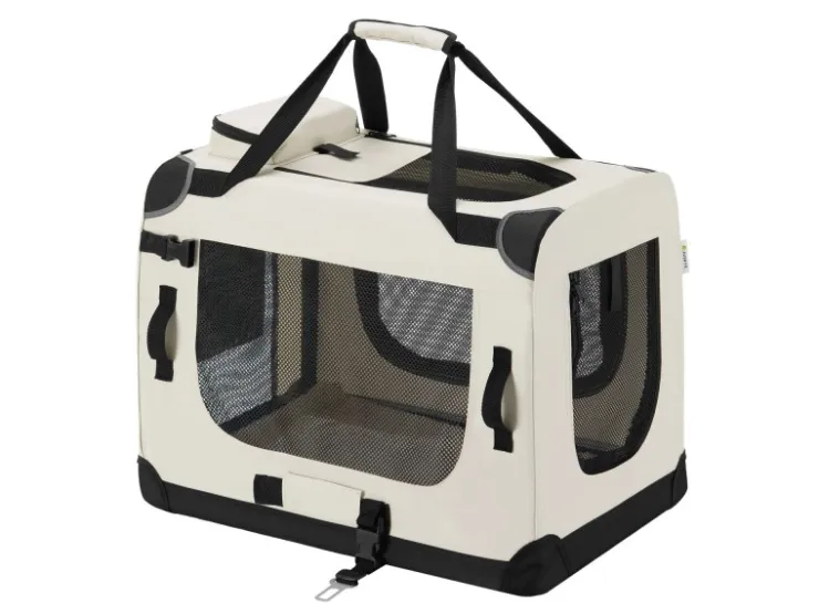 Juskys Faltbare Hundetransportbox Lassie M* Hundebedarf