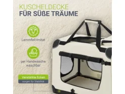 Juskys Faltbare Hundetransportbox Lassie XL