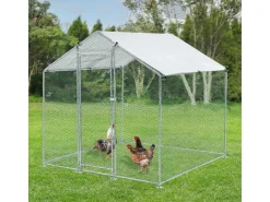 Juskys Freilaufgehege HLS25T 2x2x2m* Kleintierbedarf