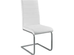 Juskys Freischwinger Stuhl Vegas 2er Set aus Kunstleder