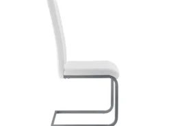 Juskys Freischwinger Stuhl Vegas 2er Set aus Kunstleder