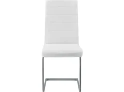 Juskys Freischwinger Stuhl Vegas 2er Set aus Kunstleder