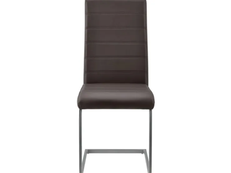 Juskys Freischwinger Stuhl Vegas 4er Set aus Kunstleder* Stühle