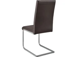 Juskys Freischwinger Stuhl Vegas 2er Set aus Kunstleder* Stühle
