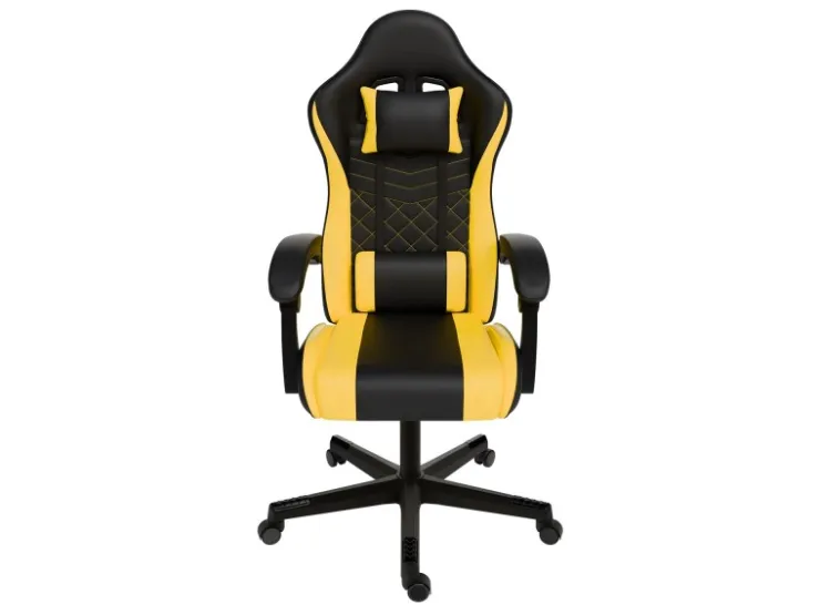 Juskys Gamingstuhl HyperSeat Schwarz/Gelb* Stühle